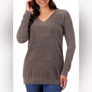 Barefoot Dreams CozyChic Ultra Lite V-Neck Tunic SZ. XS